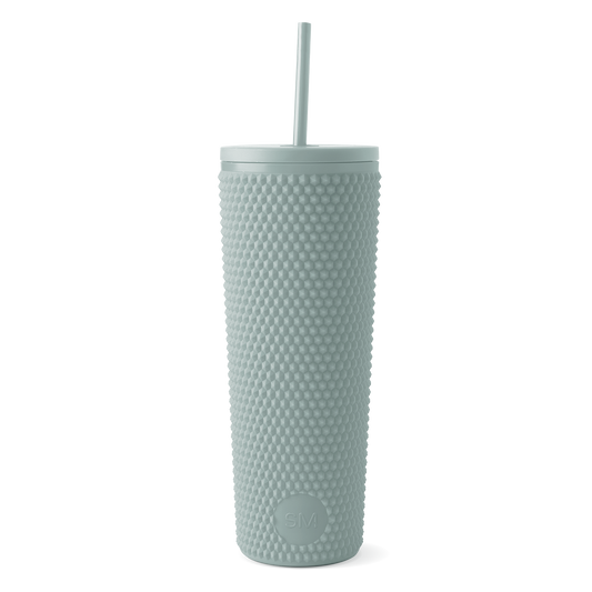 Textured Plastic Classic Tumbler with Straw Lid