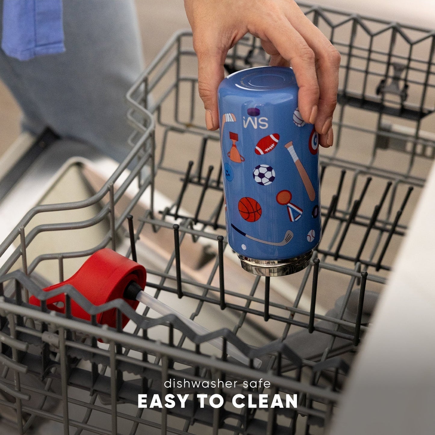 Summit Kids Water Bottle with Straw Lid